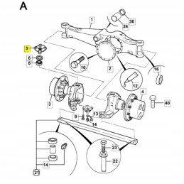 JCB 3cx 4cx vairo jungties tvirtinimo kaištis