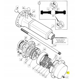 Rato stebulės korpusas JCB ekskavatorius-krautuvas CVA