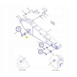 Kačių ekskavatoriaus lazdos rankos įvorė