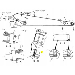 „Boom Cat“ ekskavatoriaus cilindro įvorė 1373059