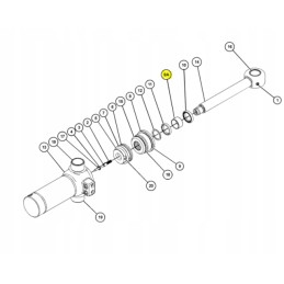 Cat ekskavatorinio krautuvo cilindro įvorė