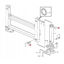 Slydimo stabilizatorius Volvo bl 71 bl70