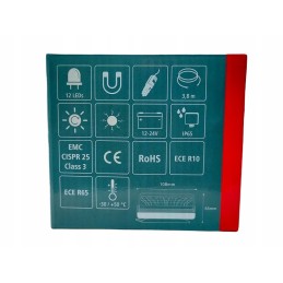 LED gaidys su magnetu