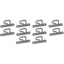 Brezento kabliukas, prancūziškas praplėtimas, 10 vnt