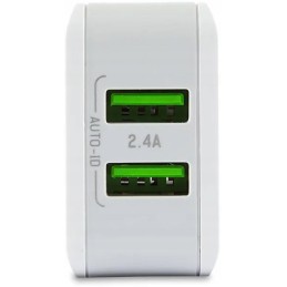 Tinklo įkroviklis su dviem USB lizdais 100 240v