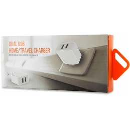 Tinklo įkroviklis su dviem USB lizdais 100 240v