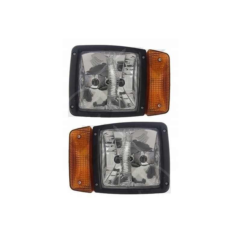 H4 priekinis žibintas su indikatoriumi JCB ekskavatoriaus