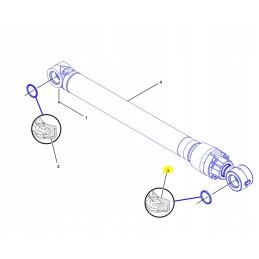 Cilindro sandariklis cva ekskavatoriaus kat