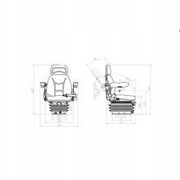 Patogi mechaninė sėdynė Ursus C 385