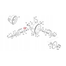 Kampinis pavaros velenas manitou mt mlt 563787 org