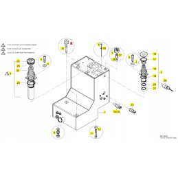 Yanmar radiatoriaus pagalvėlė b75w sv85 120 tl60 310