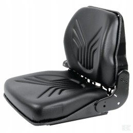 Juodos leidimo b12 sėdynė padengta PVC