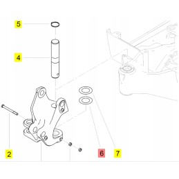 Yanmar svirties sukimosi trinkelė 50x85x0 5