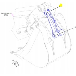 Cat ekskavatoriaus krautuvo kaušo įvorė 9R0139 CVA