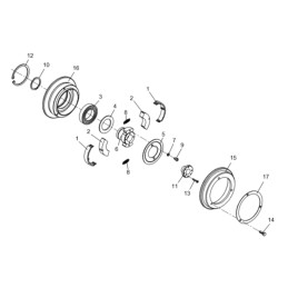 Wacker dpu bpu dps sankabos antdėklai 0022861
