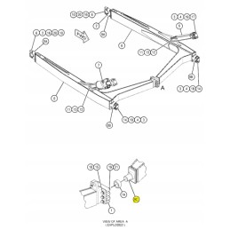 Buldozerio rankos kaištis katė