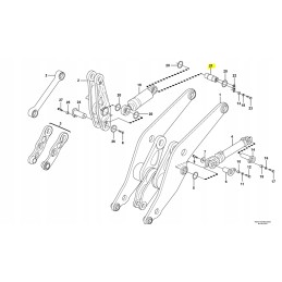 Volvo krautuvo kaušo cilindro kaištis