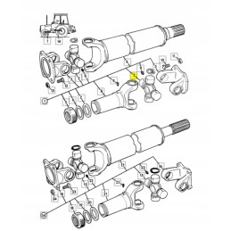 Varančiojo veleno kryžminė galvutė jcb 3cx 4cx