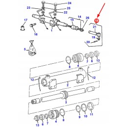 Shp204kr vairo trauklės galas m18 x 1 5