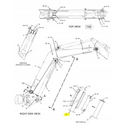 Banana cat mini ekskavatoriaus cva rankos kaištis