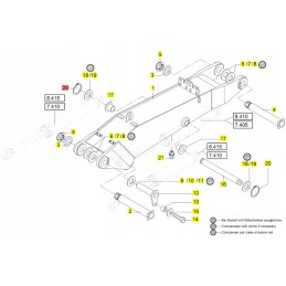 Yanmar fiksavimo žiedas SV85 SV120