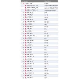 Yanmar šaltnešio žarnos spaustukas