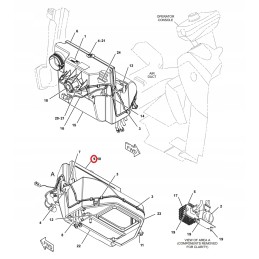 Salono filtras cat 428e 432e 442e