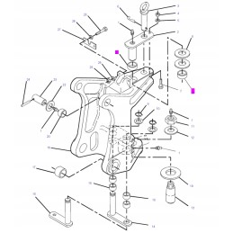 Katinio ekskavatoriaus kaušo įvorės vaikinas 9r0614