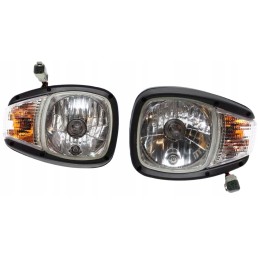 Lempų komplektas priekyje dešinėje kairėje ekskavatoriaus krautuvo Cat 1950192 1950191