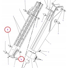 Lift cat 428 serijos bcde cva pavaros įvorė
