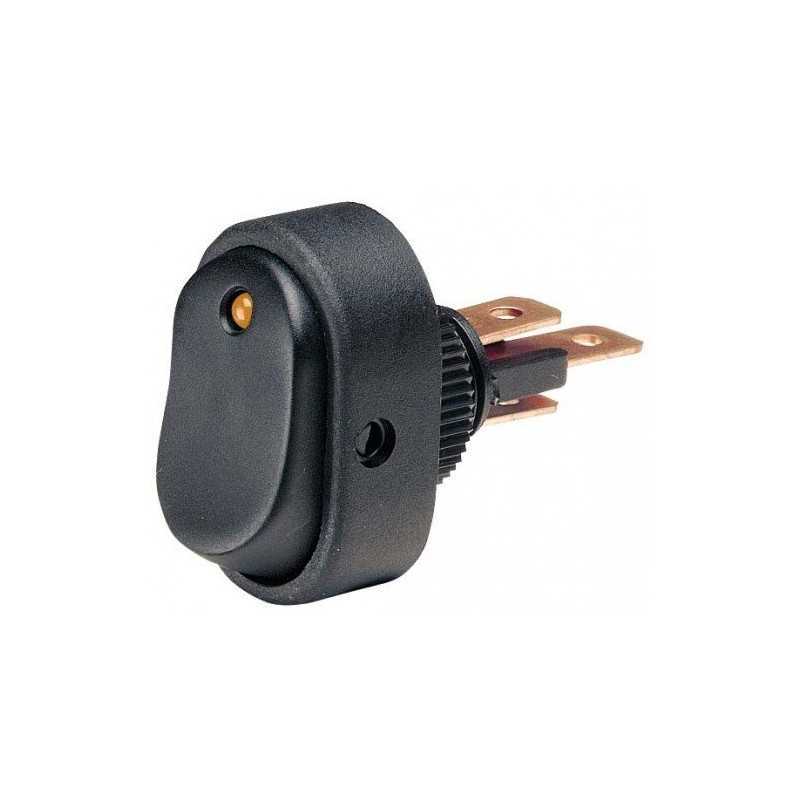 Didelės galios universalus jungiklis 30A LED oranžinė