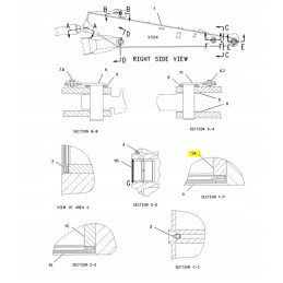 Boom Cat vikšrinio ekskavatoriaus cilindro įvorė