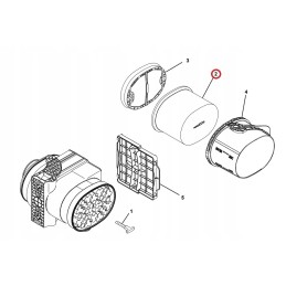 Oro filtras cat m318d m315d m316d mann didelis