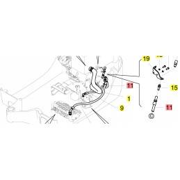 Yanmar guminė žarna SV15 SV22