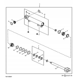 John Deere atraminis žiedas 9300g