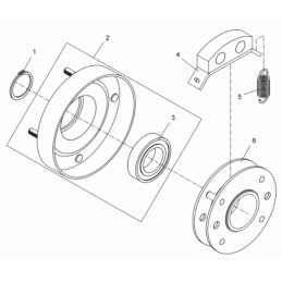 Wacker dpu bpu sankabos antdėklai 0045716