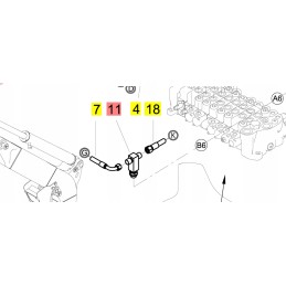 Yanmar alkūnės trišakis SV15 SV22
