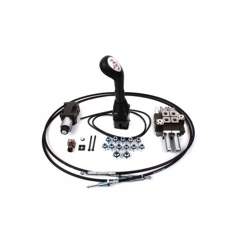 Skirstytuvo 2 sekcijų vairasvirtės solenoidinio vožtuvo rinkinys