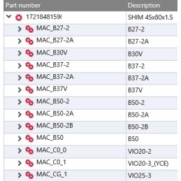 „Yanmar“ rankos tarpiklis 45x80x1 5