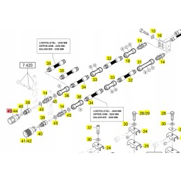 Yanmar moteriška hidraulinė jungtis SV85 SV120