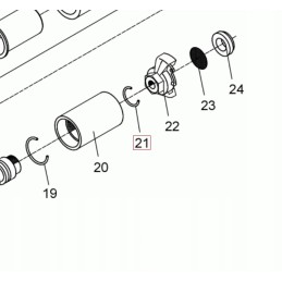 O žiedas valdymo stūmokliui bpu dpu pir 5002006991 2006991