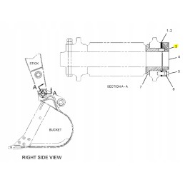 Cat ekskavatoriaus apsauginis kaištis 12x29mm
