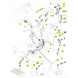 Hidraulinės sistemos matavimo jungtis