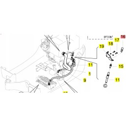 Hidraulinės sistemos matavimo jungtis