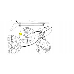 JCB 25 teleskopinio krautuvo prailginimo sklendė 2 mm