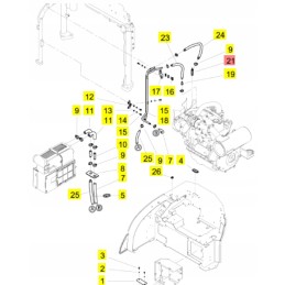 Yanmar šildytuvo vožtuvas