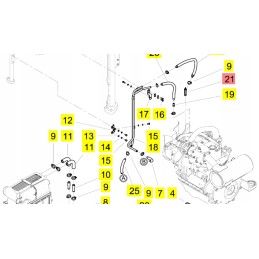 Yanmar šildytuvo vožtuvas