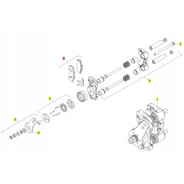 Yanmar TL70 TL100 stabdžių trinkelių komplektas