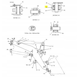 Jungiamasis rankovės kačių ratinis krautuvas f serija