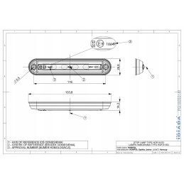 LSD 2524 stabdžių lempa